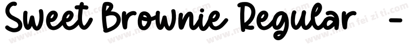 Sweet Brownie Regular字体字体转换